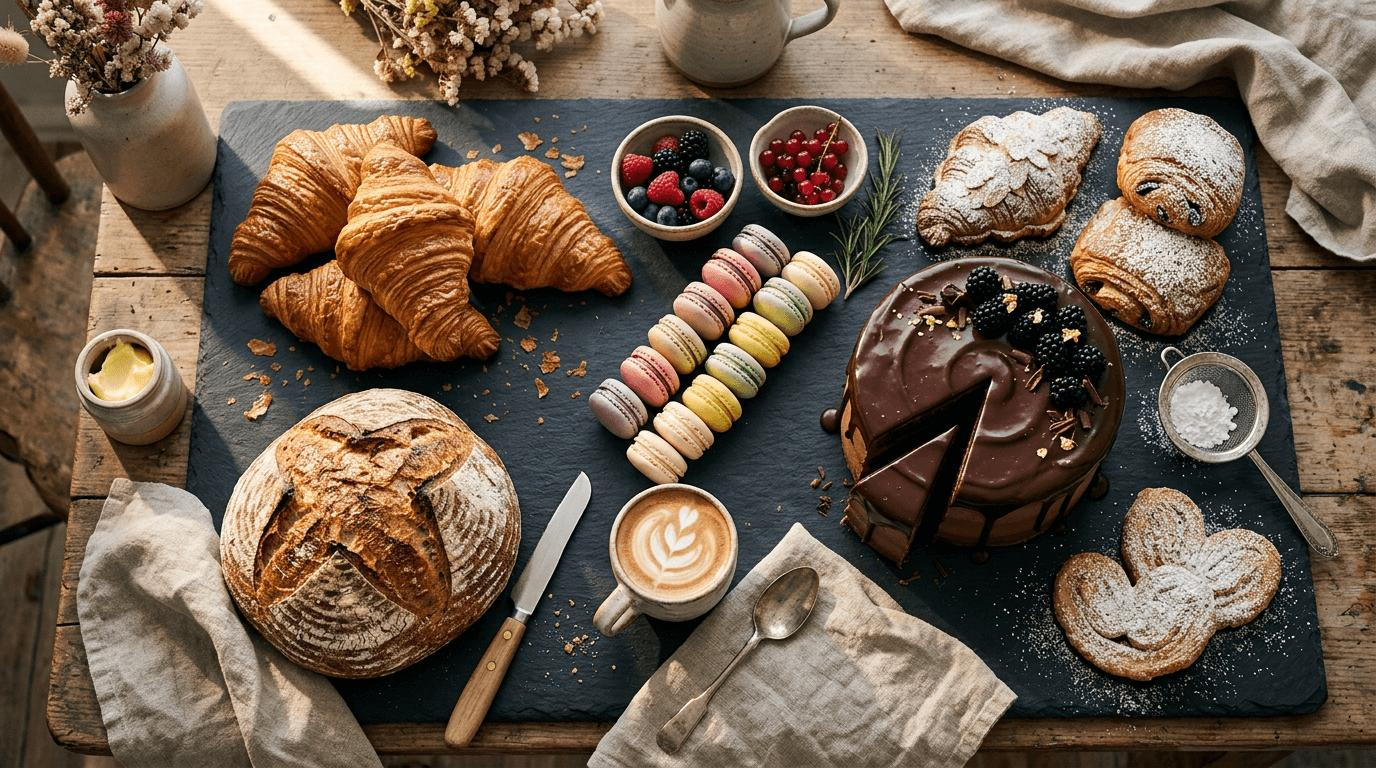 Golden varkey arranged on a baking tray